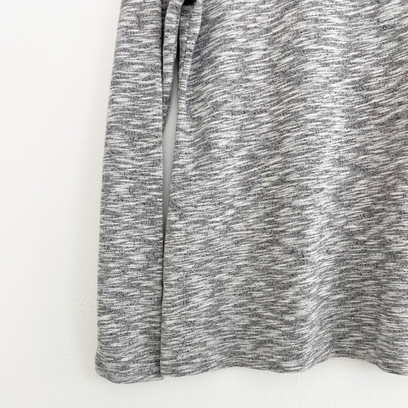 J. Crew Mercantile Gray V-Neck Tunic Sweatshirt Size Medium - Picture 12 of 15